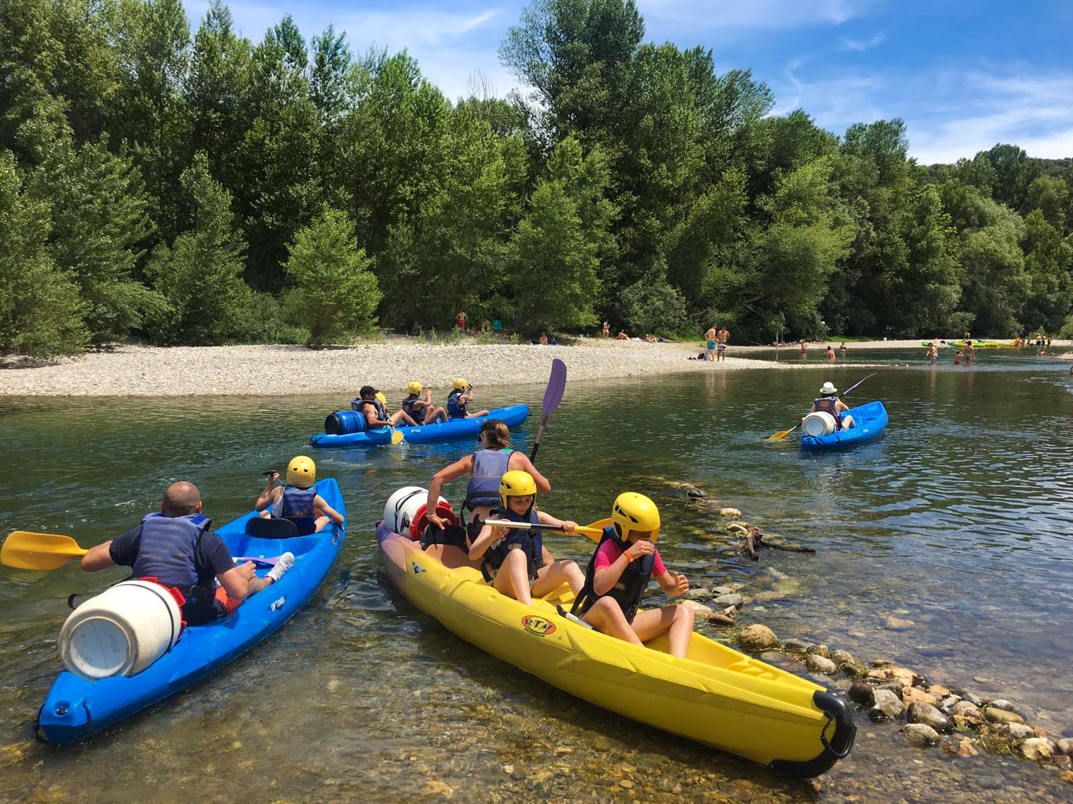 Activité Canoe Kayak dans les Gorges de l'Hérault