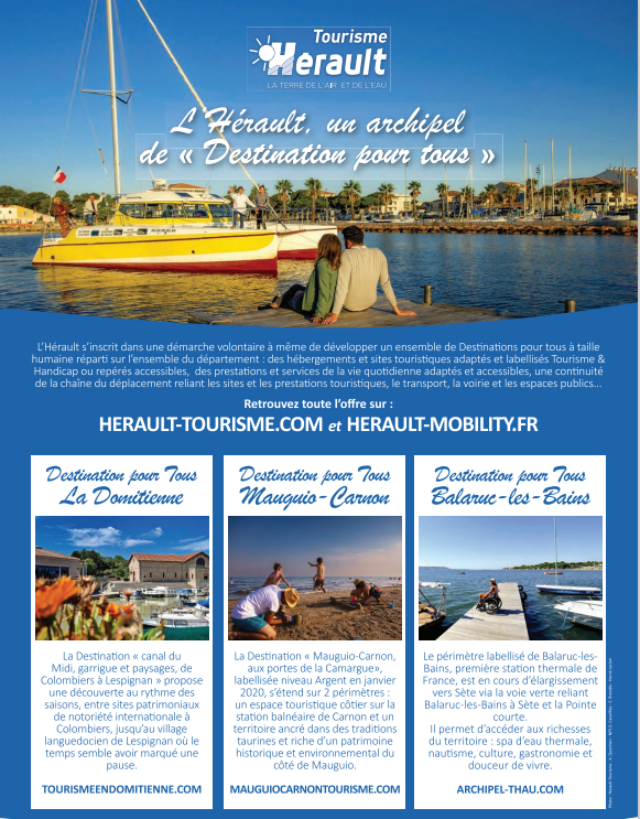 Les Destinations pour Tous en Hérault
