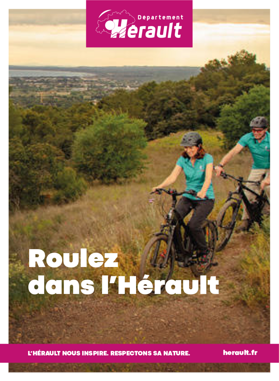 Carte "Roulez à Vélo" du Département de l'Hérault