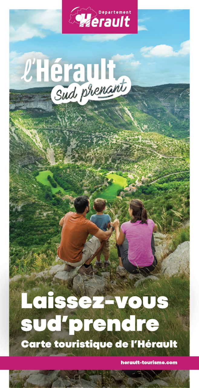 Carte touristique L'Hérault Sud'Prenant