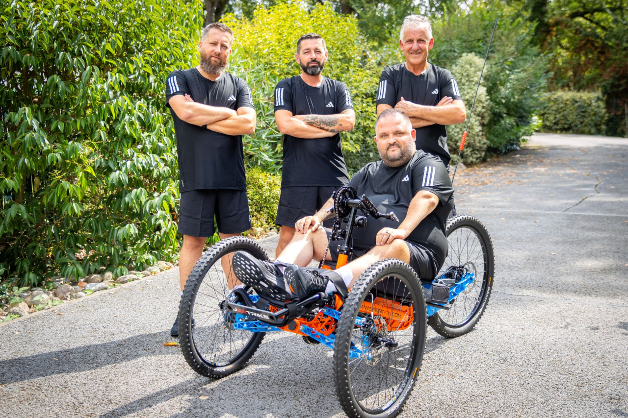 Tony Moggio en handbike