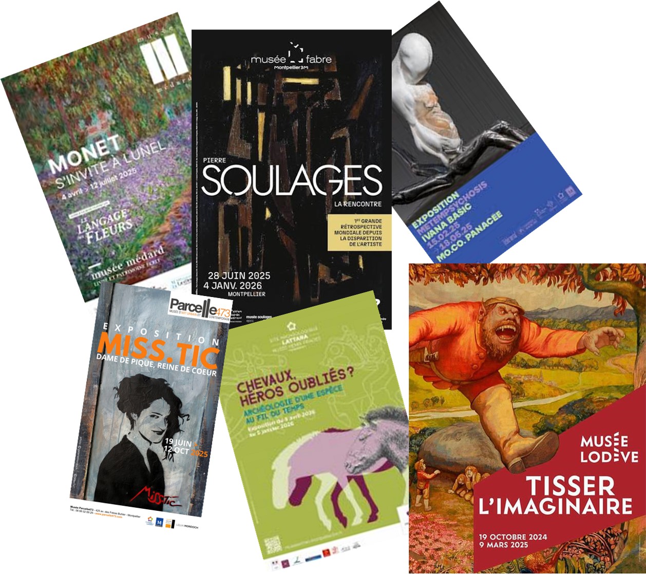 Affiches de ces expositions